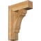 Ekena Millwork Olympic Block Rough Sawn Bracket, Western Red Cedar, 6"W x 22"D x 30"H BKT06X22X30OLY05RWR - alternate 1